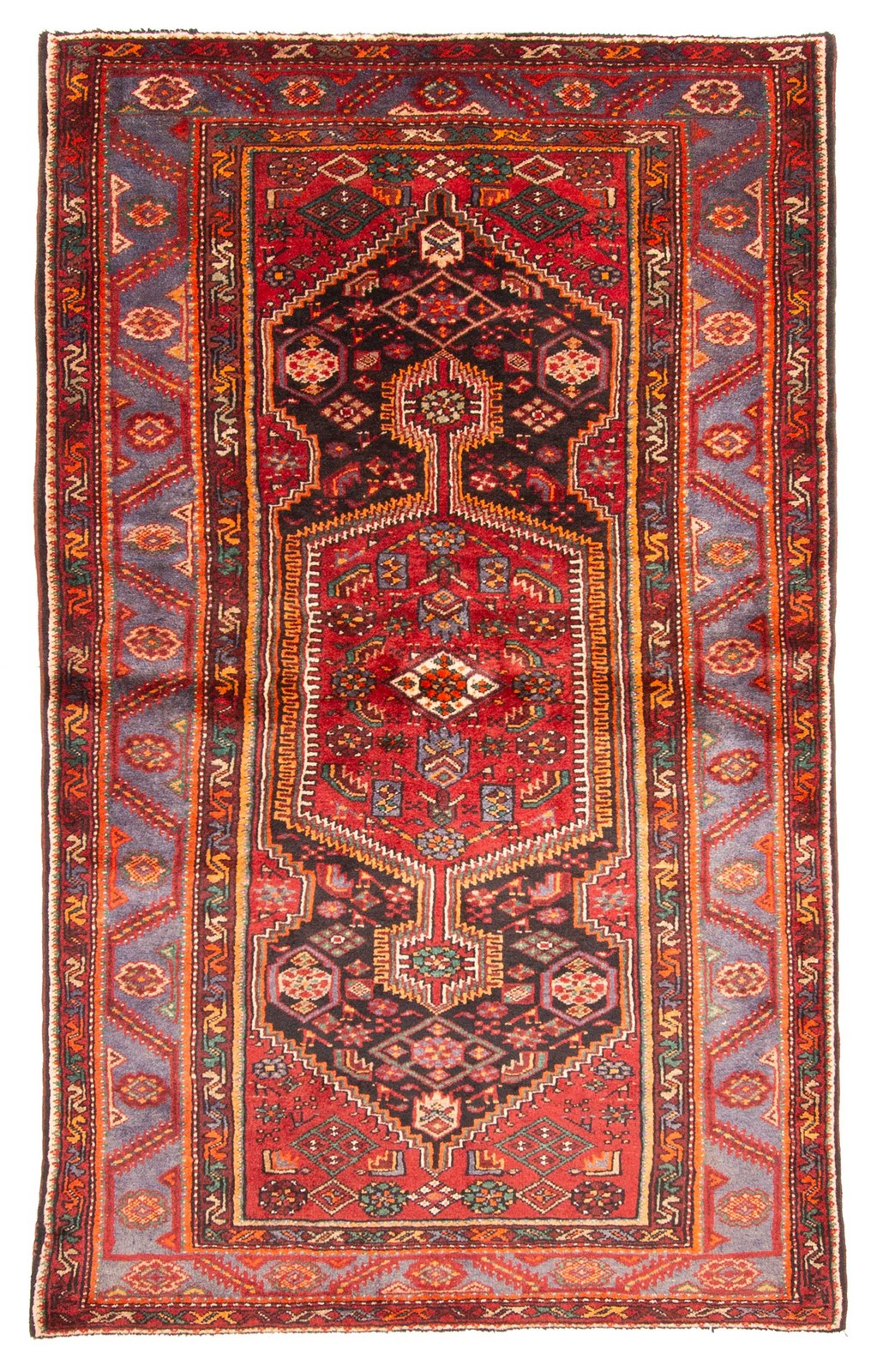 Vintage Traditional Hand-Knotted Area Rug 4’6″ x 7’5″ Oriental Wool Carpet