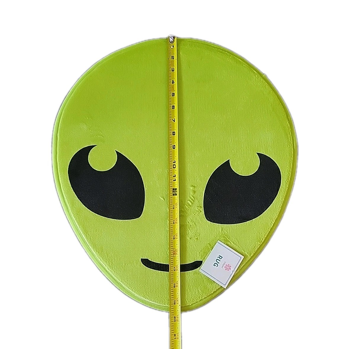 Green Alien Head Decorative Area Rug 19 5/8″ x 17 1/8″ Room Kids Room Boys Gift