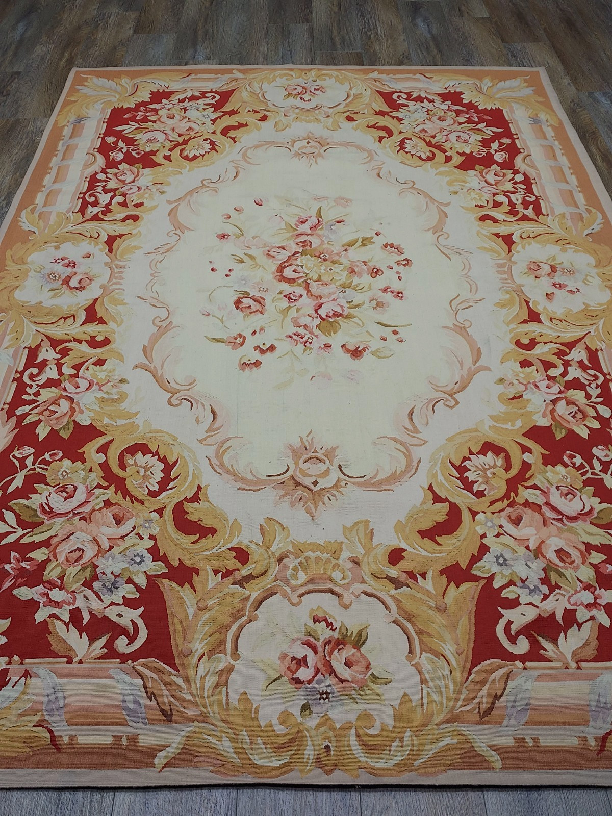 French Chinese Tapestry Hand Made Super Fine Rug 5.5×9 Ft