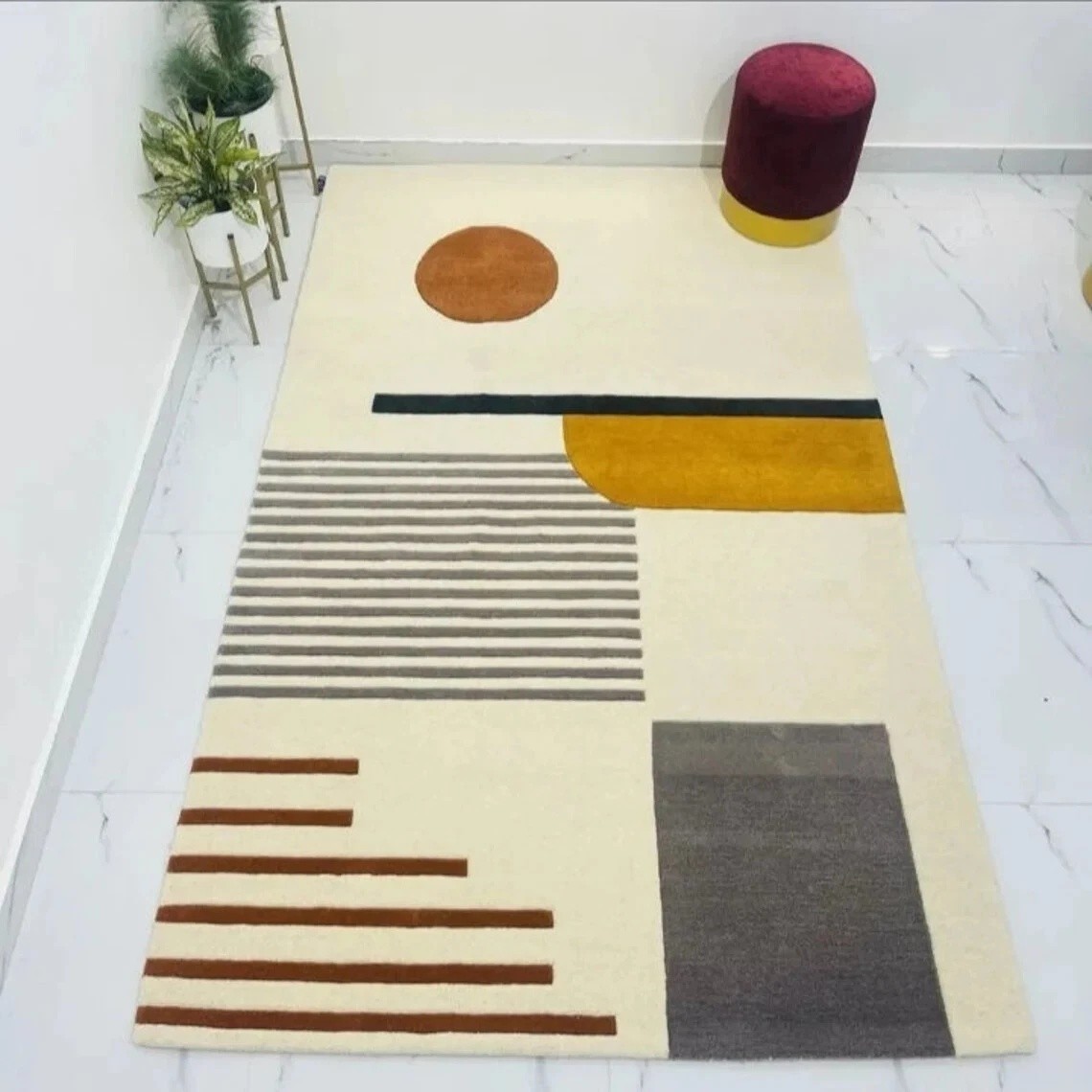 Gorgeous Handmade tufted rug Hand Tufting Rug Style 100 %Nz Wool Rug Home Rug
