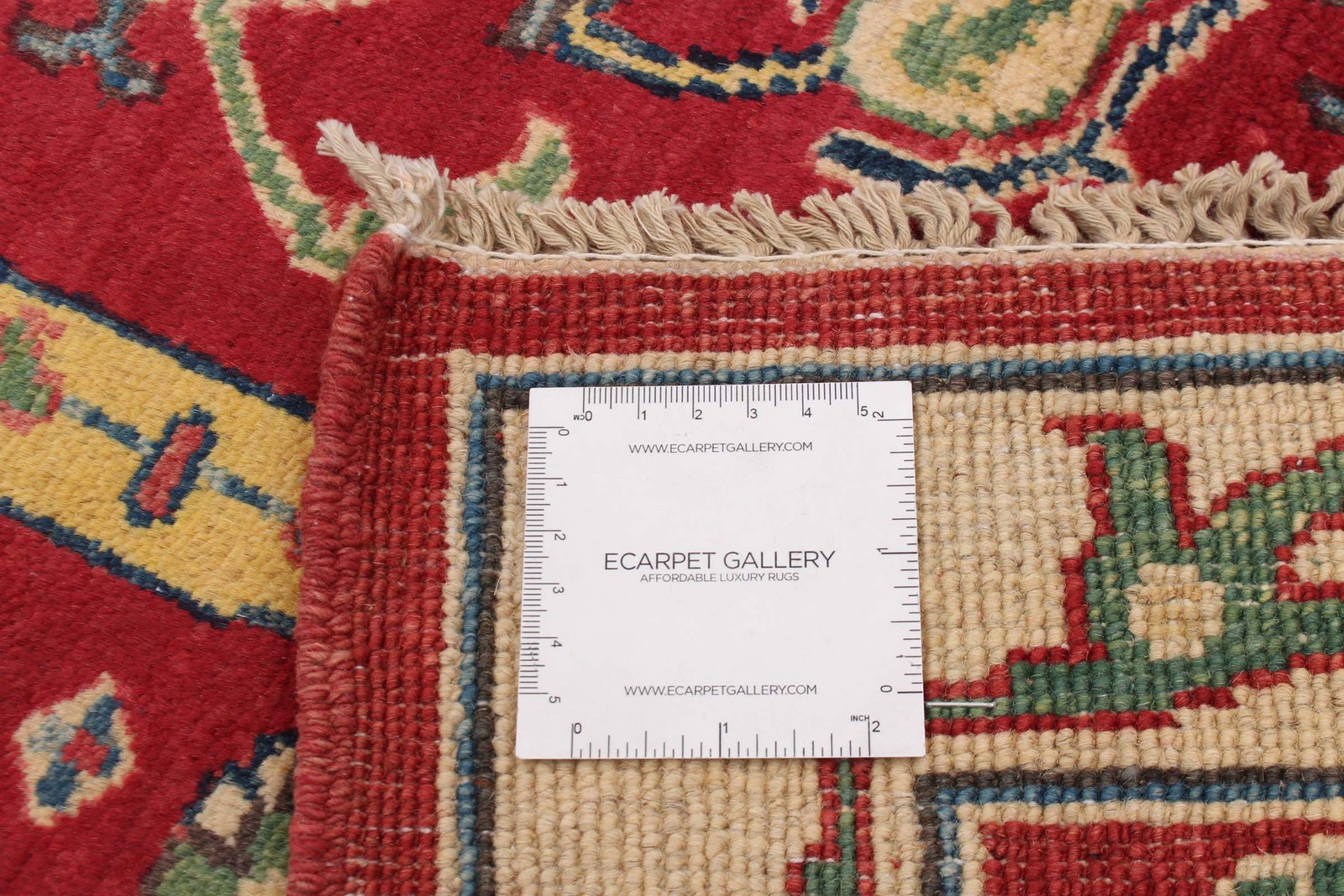 Traditional Hand-Knotted Geometric Carpet 5’2″ x 6’6″ Oriental Wool Area Rug