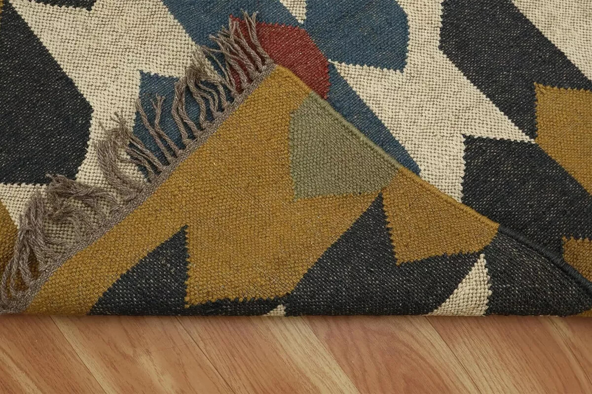 indian navajo rug Handmade Wool Jute Vintage moroccan Rug Kilim Rug Aztec rug