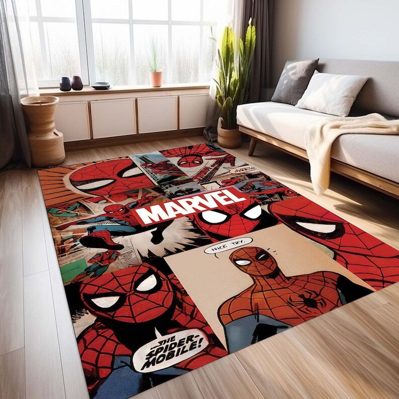 Spider-Man Rug, Avenger rug, Super Hero Rug, Venom Rug, Kids Room Rug