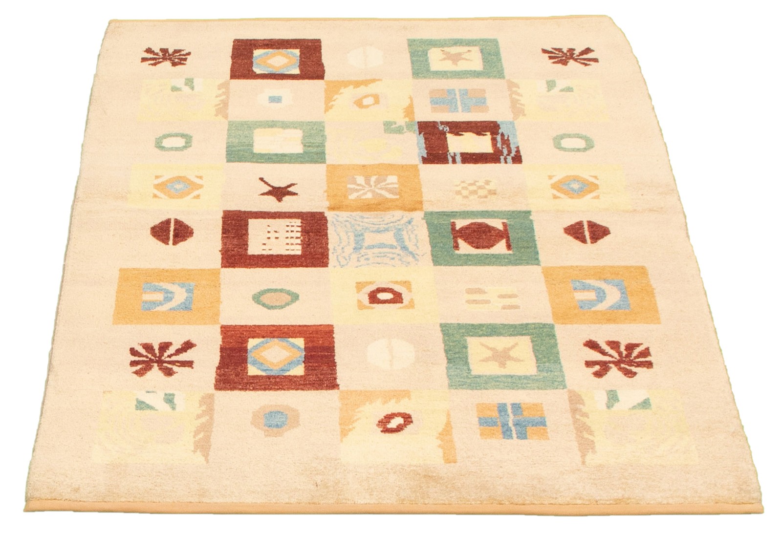 Traditional Hand-knotted Carpet 4’1″ x 6’0″ Wool Oriental Area Rug