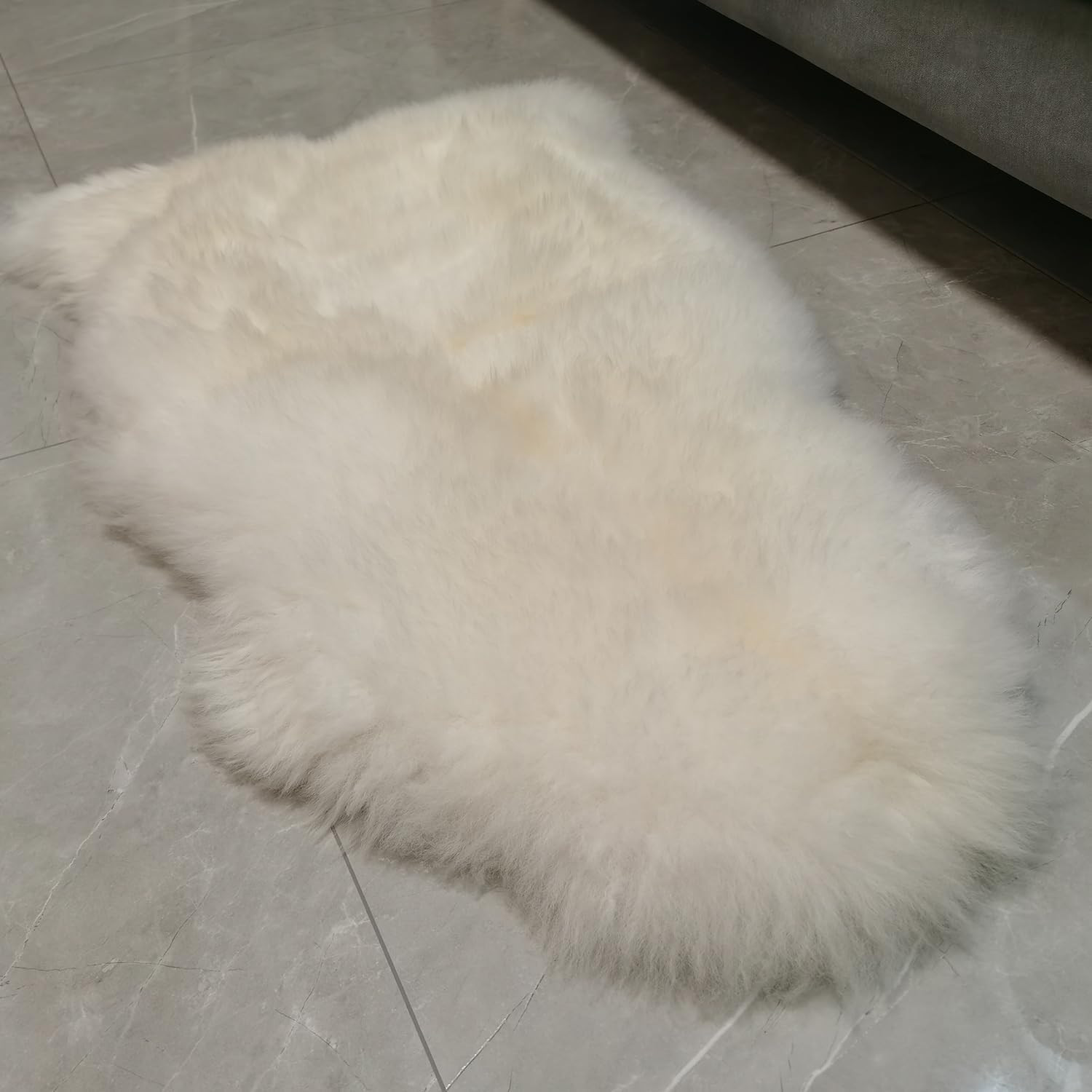 Kopal Genuine Australian Sheepskin Rug, Real Lambskin Area Rug, 2.1X3.2 Ft Singl