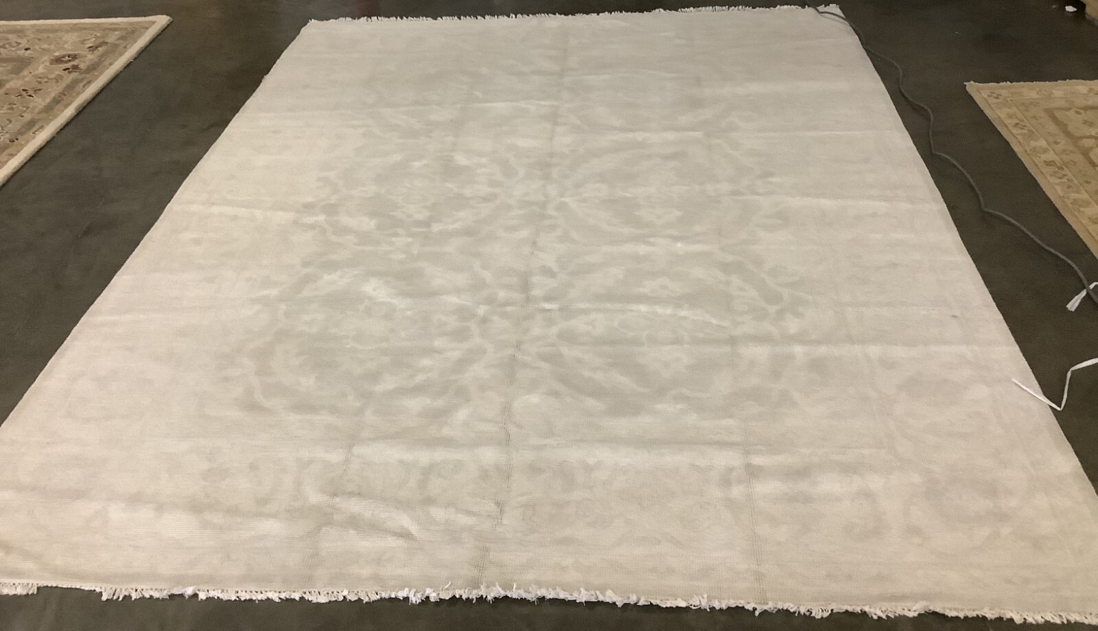 LT GREY / IVORY 8′-0″ x 10′-0″ Back Stain Rug Reduced Price 1172669196 OSH304A-8
