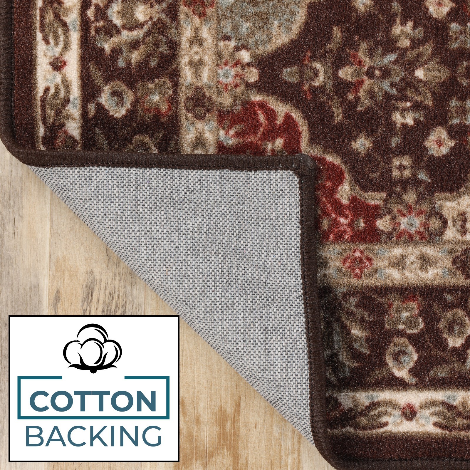 Palmyra Ornamental Floral Classic Indoor Area Rug Or Door Mat Or Runner Rug