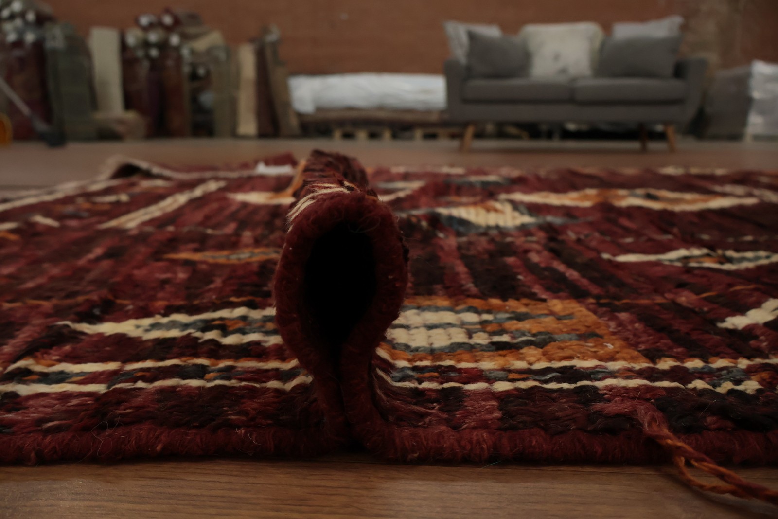Artisan Crafted Moroccan Area Rug 7×10 Handmade Blend of Tradition and Elegance