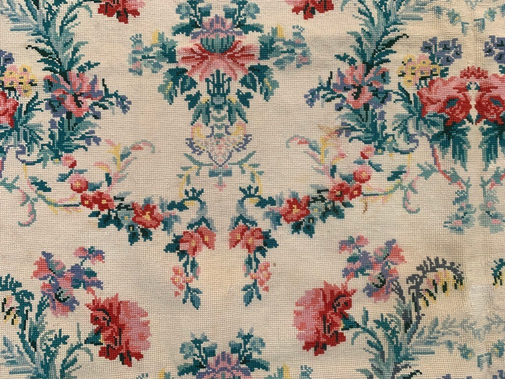 Vintage French Style Handmade Aubusson Rug,Needlepoint Rug 6×8 ft Free Ship