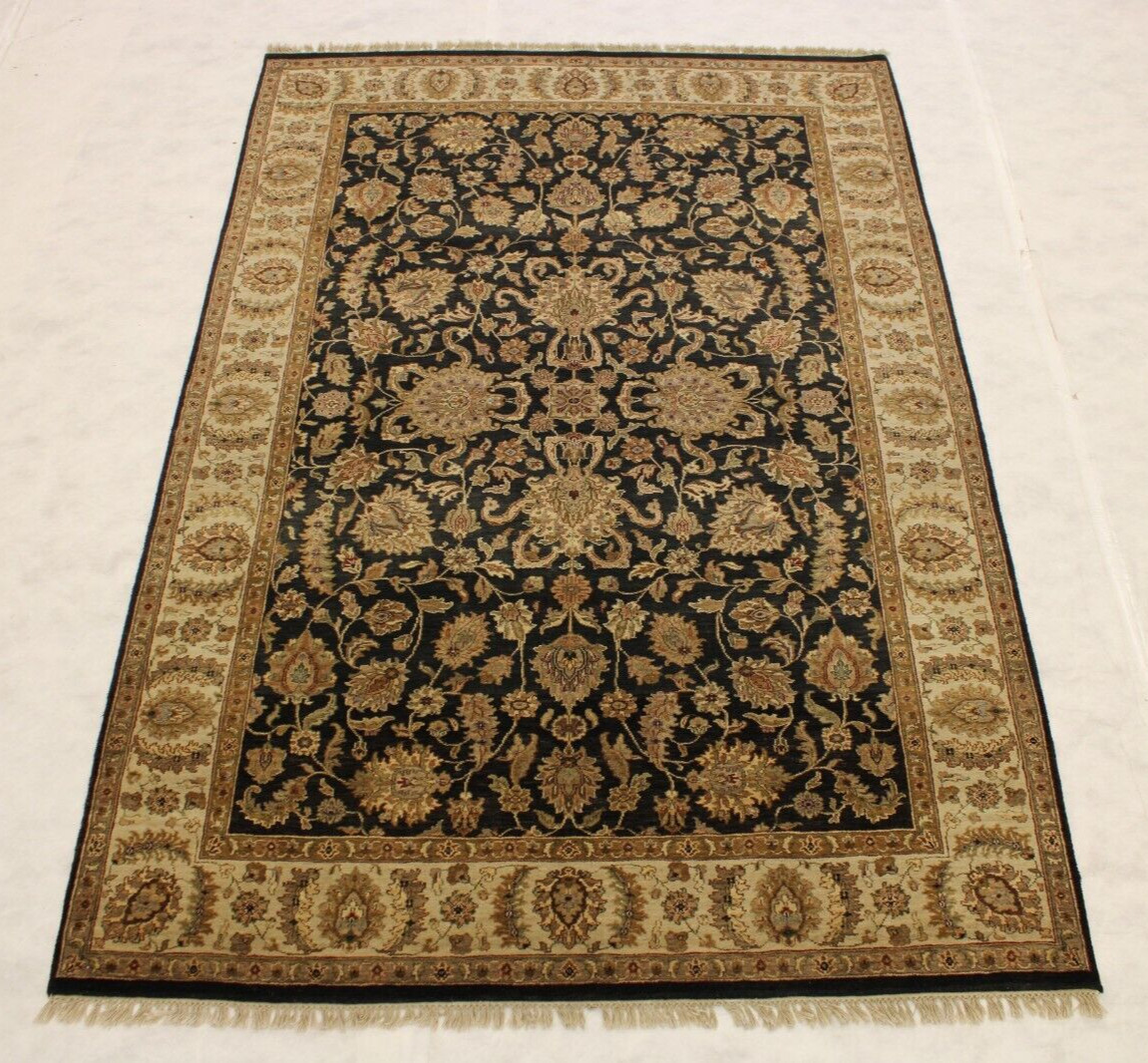 6’2″ x 9’2″ ft. 10/14 H.S Design Hand Knotted Vegetable Dye Wool Traditional Rug