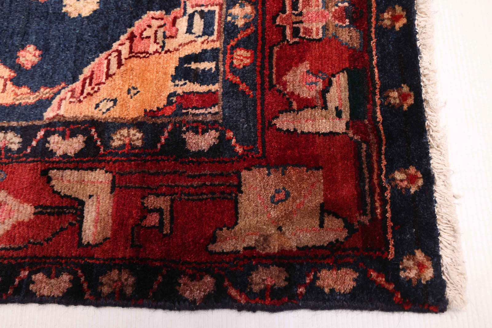 Vintage Traditional Hand-Knotted Area Rug 5’1″ x 8’11” Oriental Wool Carpet