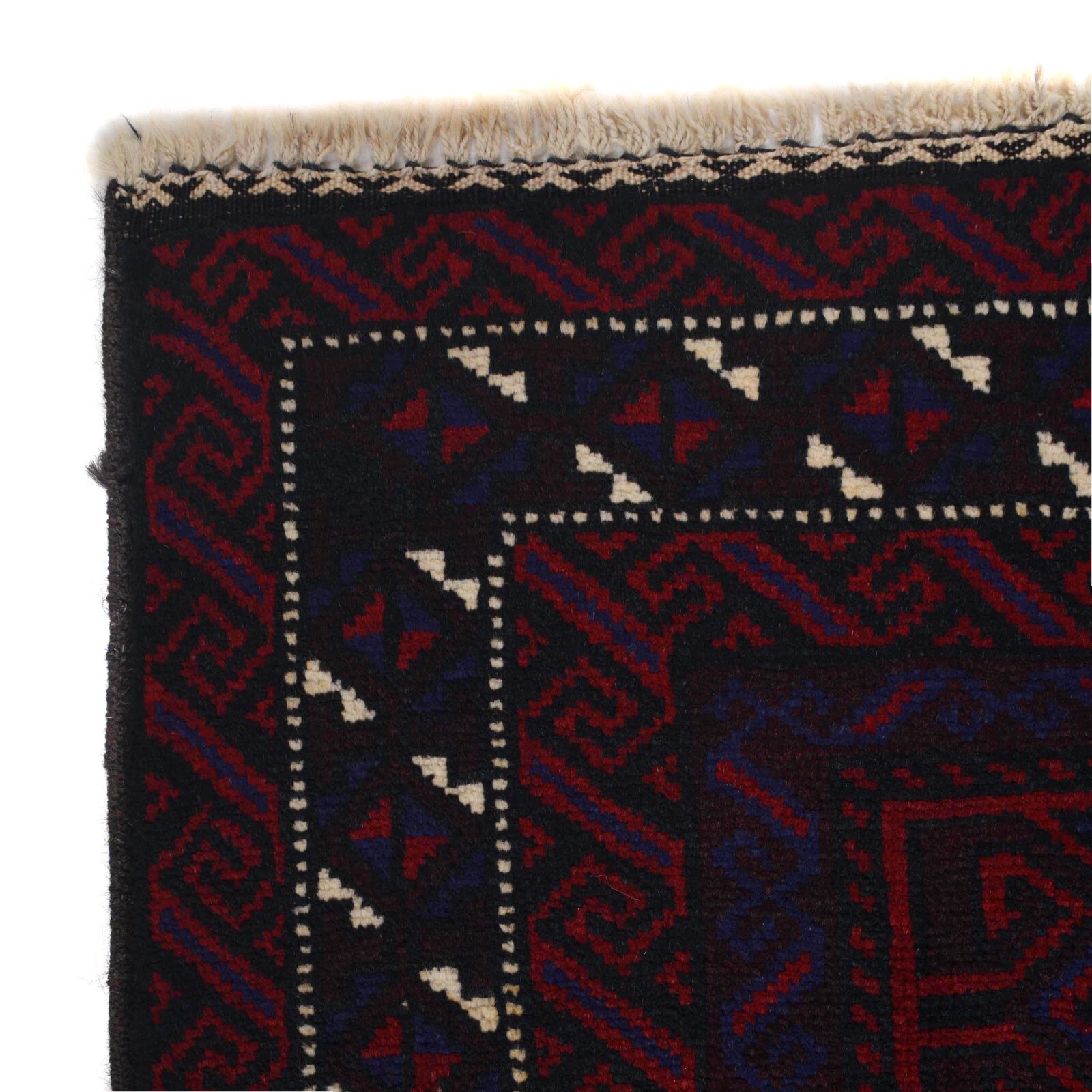 ALLRUGO Hand Knotted Afghan Oriental Woolen Crafted Tribal Rug 2’8×4’1 ft, 10230