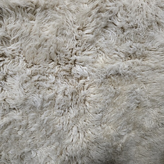 FLOCATI SHEPHERD’S RUG Made in Greece 100% Wool Handmade Long Pile Shag 55″x70″