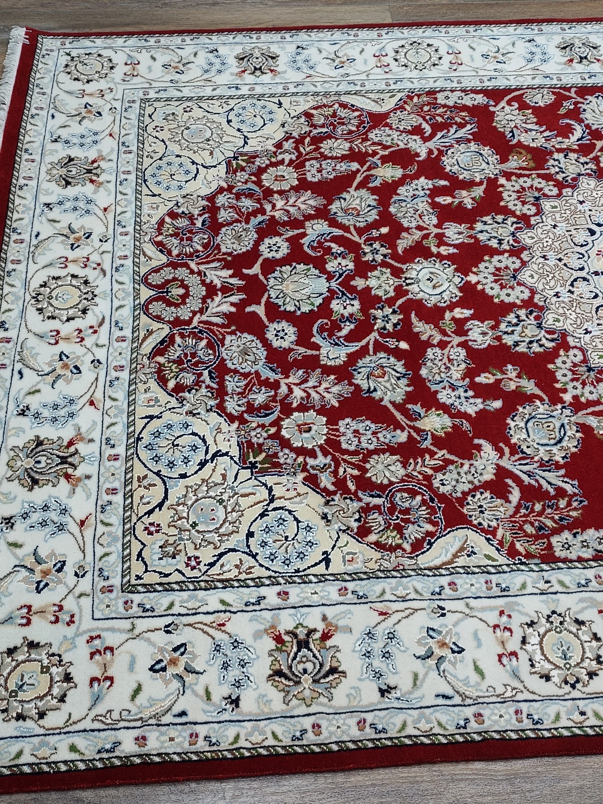 Turkish Silk And Wool HandMade Bohemian Royal Classic Design Rug 6×9 Ft