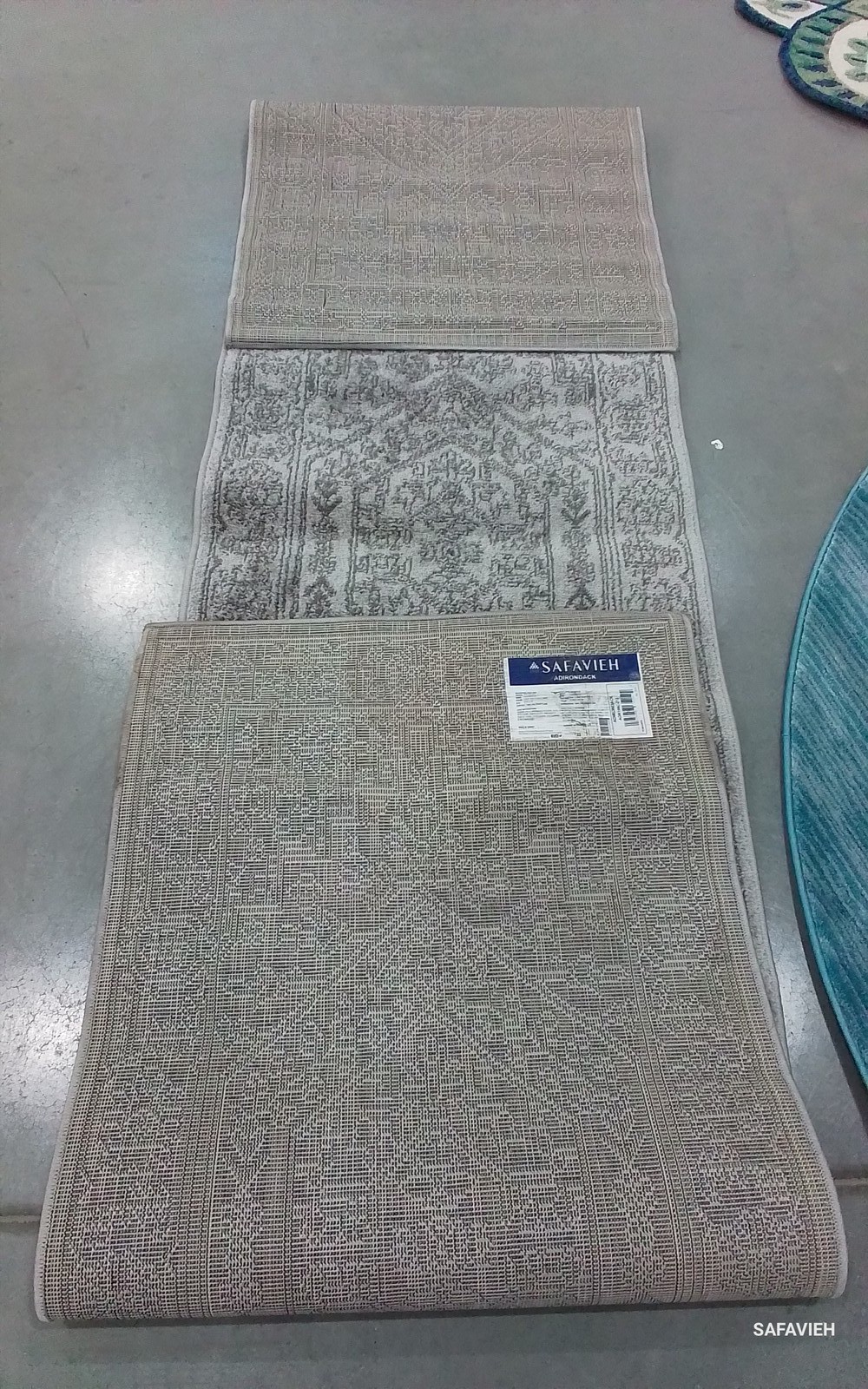 LGREY / DGREY 2′-6″ x 12′-0″ Back Stain Rug Reduced Price 1172791708 ADR108C-212