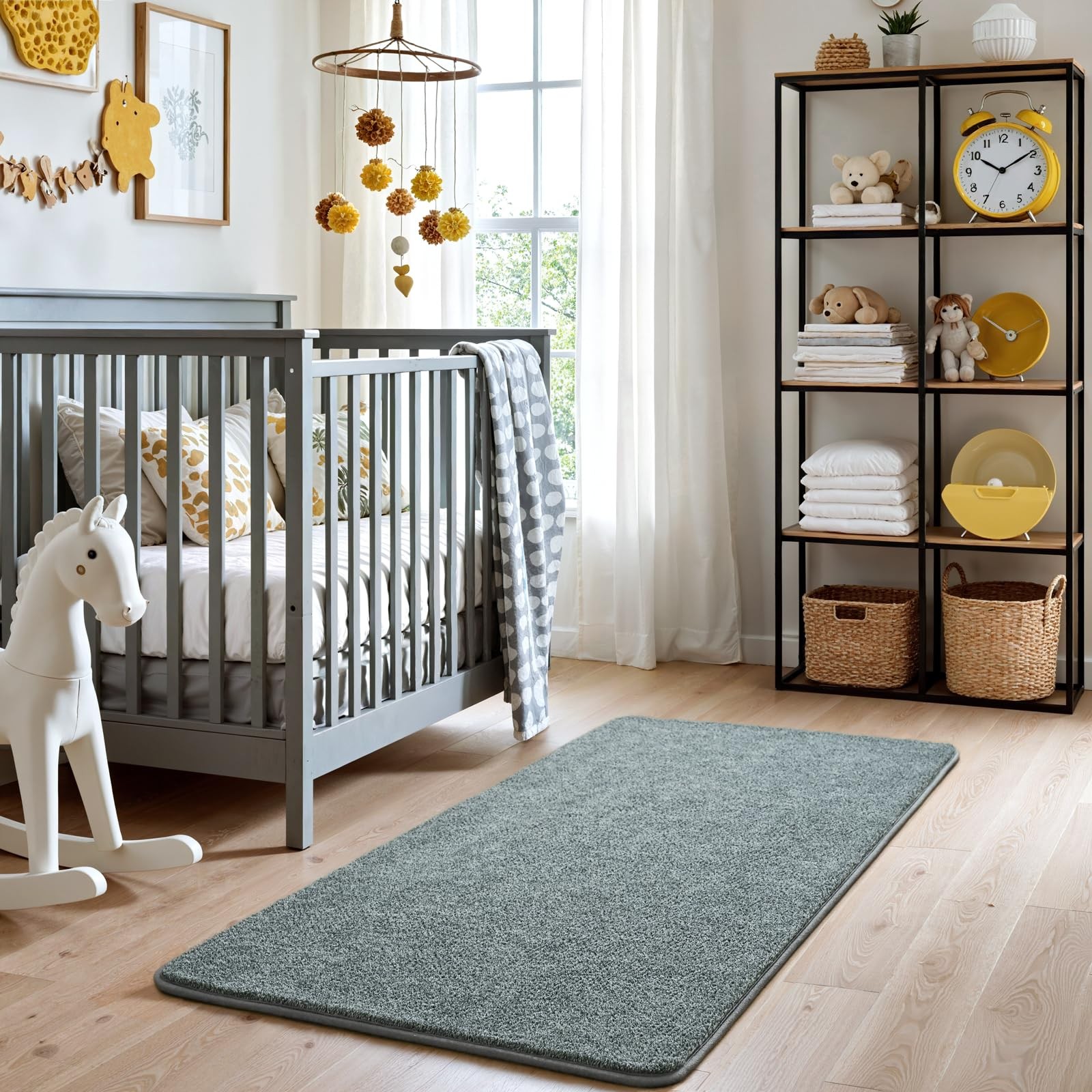Soft 2×4 Small Runner Rug, Bedside Rugs for Bedroom Indoor Runner Hallway Car…