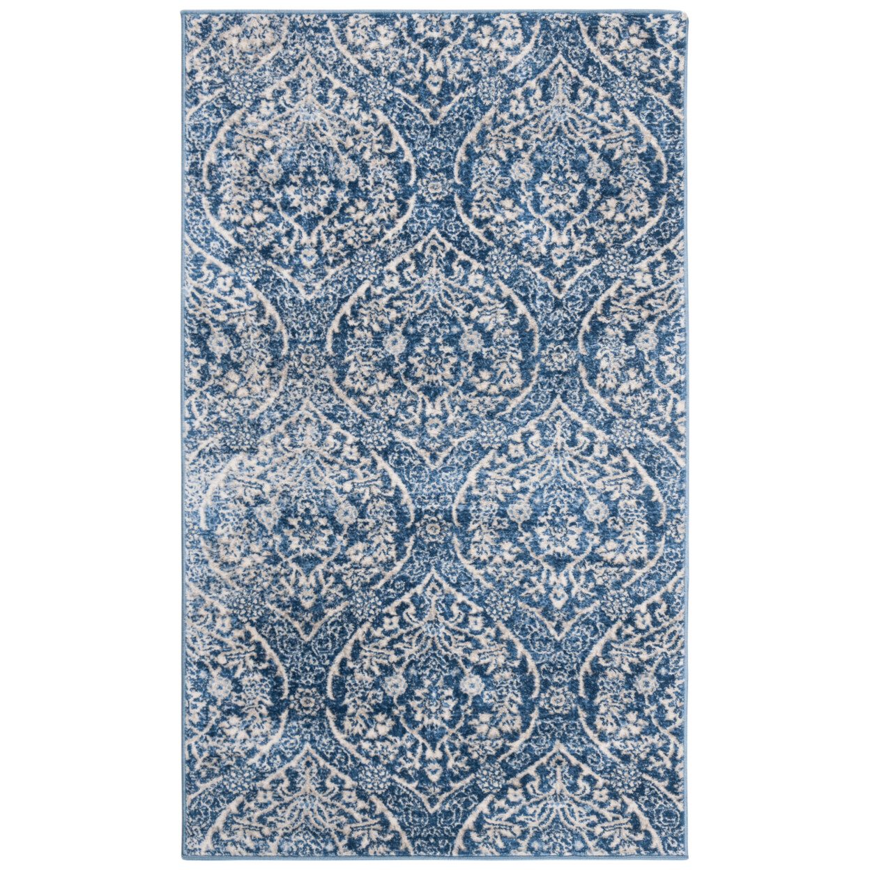 SAFAVIEH Brentwood BNT860M Navy / Light Grey Rug