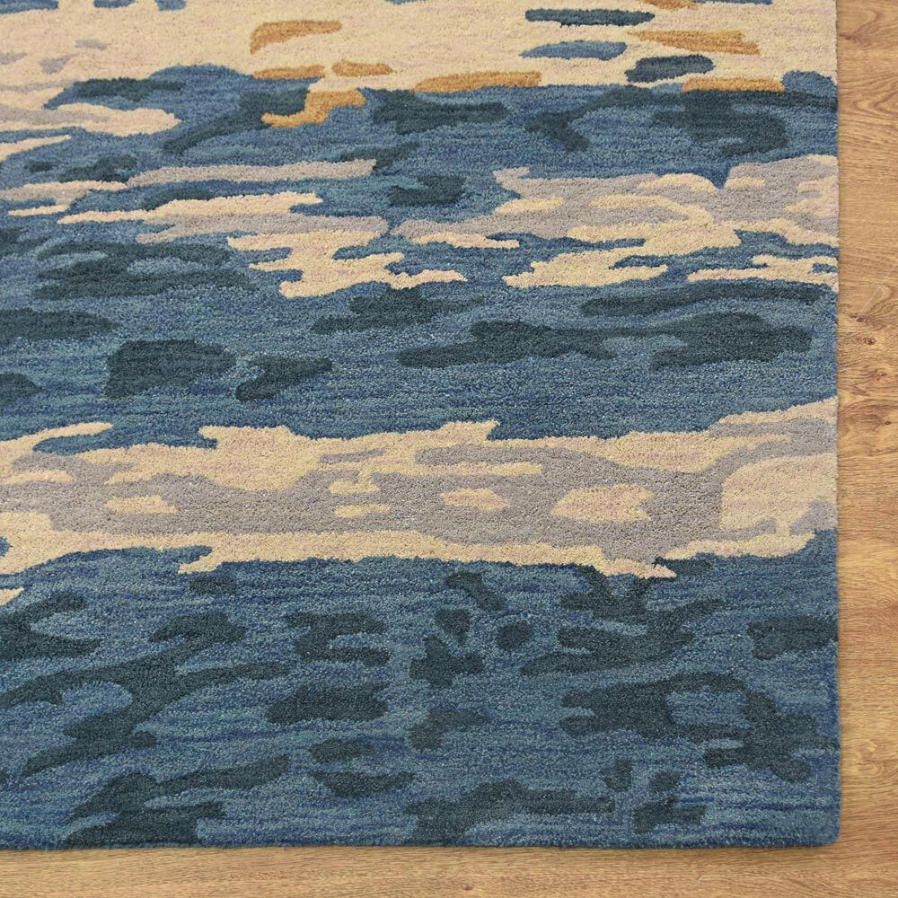Eco-Friendly Hand Tufted Wool Area Rug Abstract Multicolor BBH Homes BBK00S13