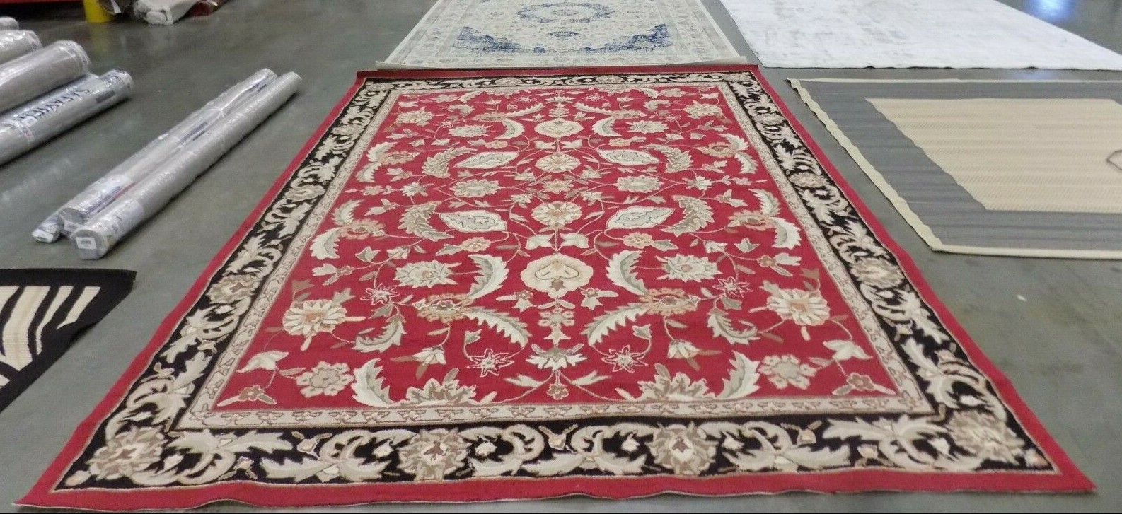 RED 9′ X 12′ Damaged Rug, Reduced Price 1172580833 EZC454A-9