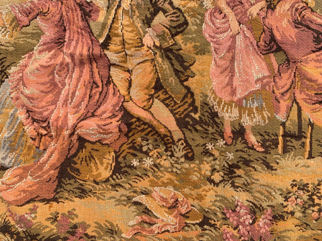 Vintage Tapestry, Stunning French Tapestry Romantic Tapestry Home Decor 2×5 ft
