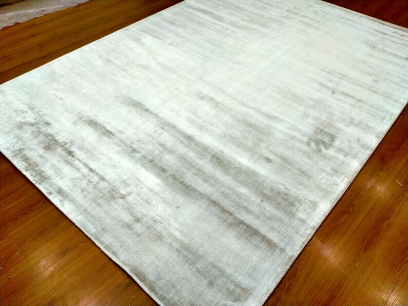 Hand-Woven Carpets Ultra chick Carpets Soft Luxury 100% Viscose Cut Carpets