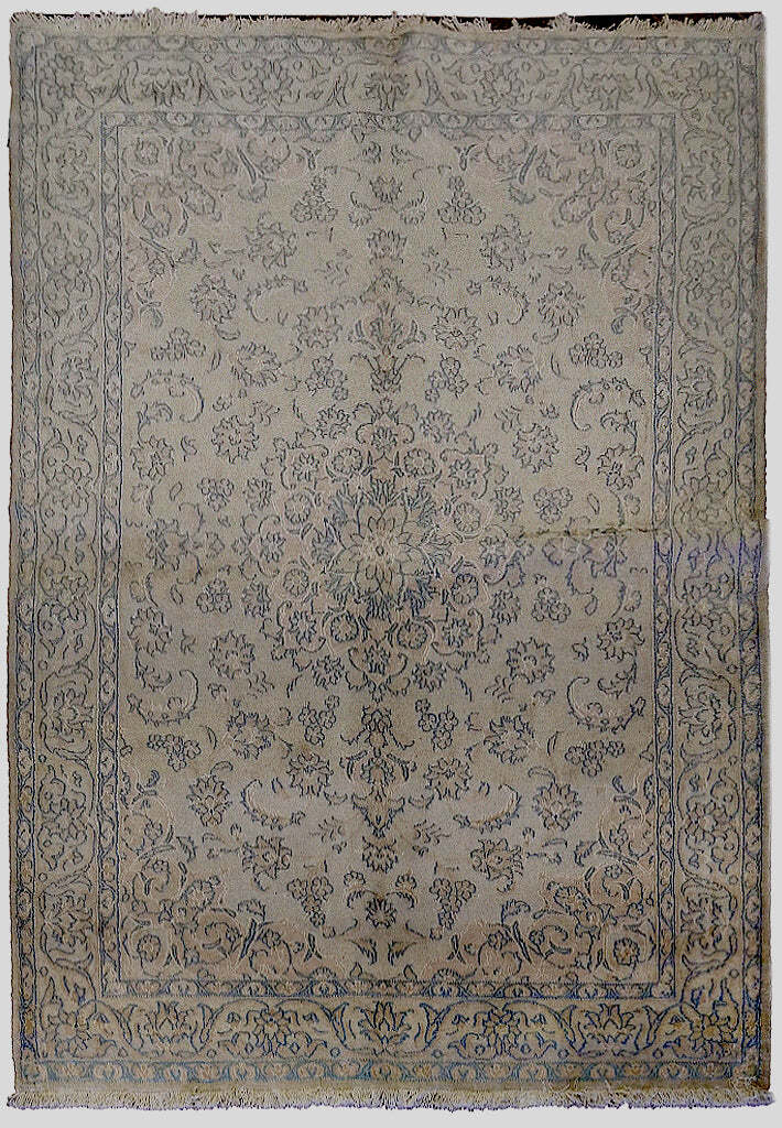 6′ x 7′ LIGHT PALE Perssiaan Tabreez Rug Pastels #5058