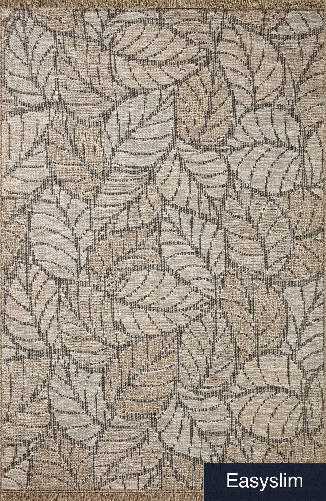 Indoor Outdoor Area Rug Taupe 2’3 x 3’9 Polypropylene Graphic Pattern