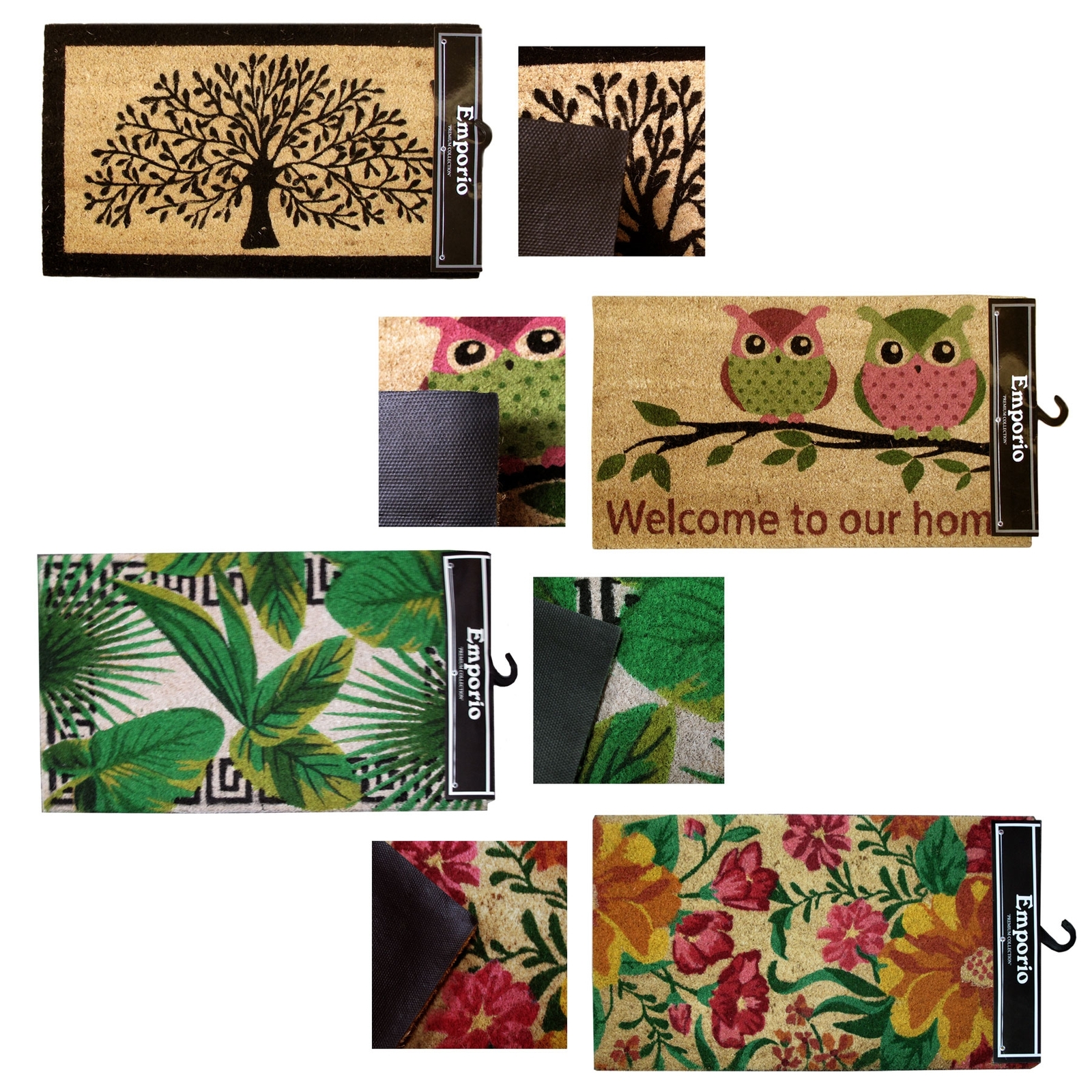 Coir Door Mat 45 x 75 cm