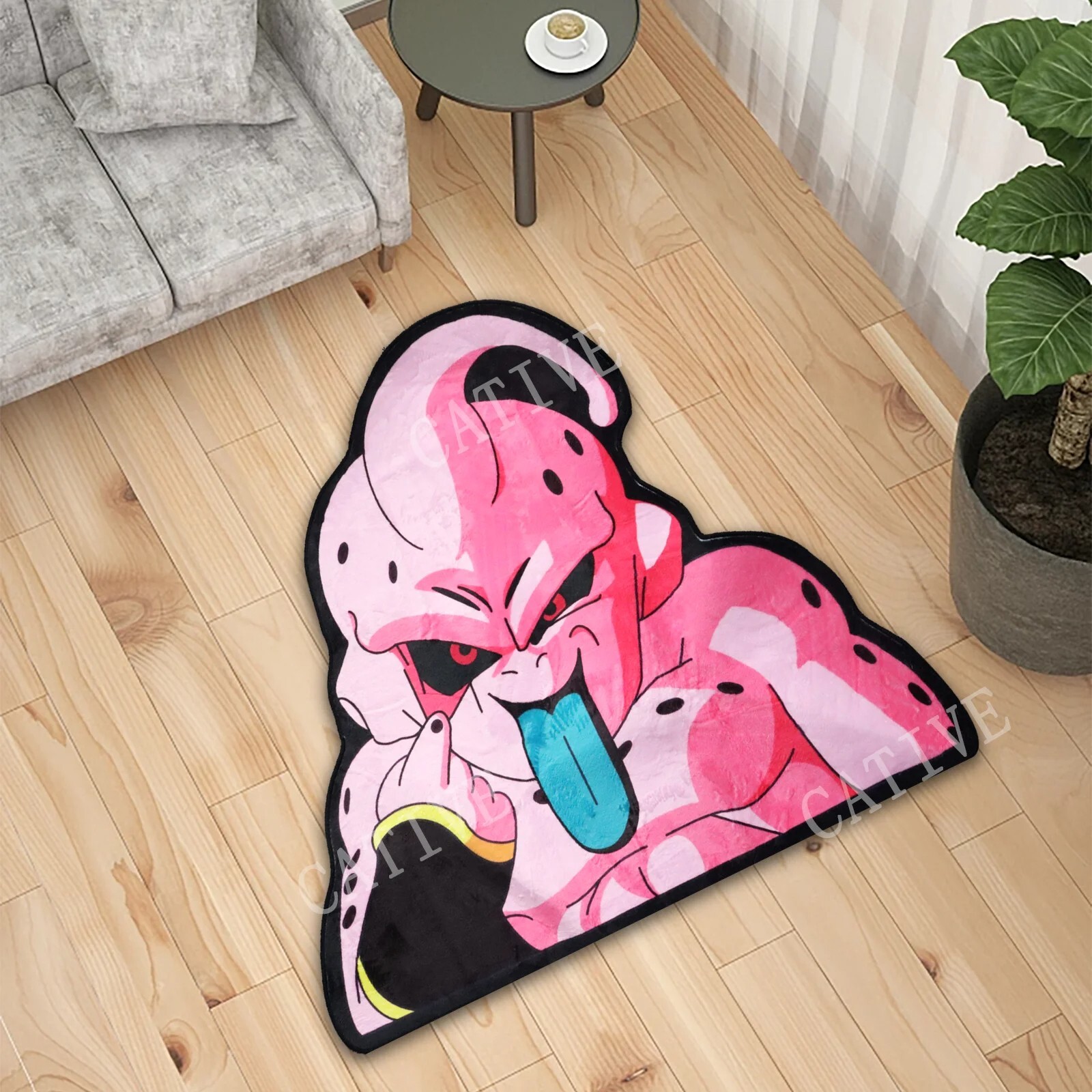Anime Dragon Ball Custom Rug Carpet for Living Room Game Room Office Floor Gift