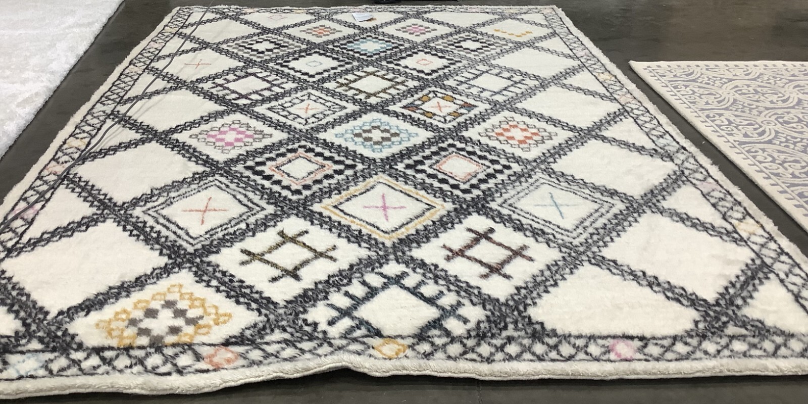 NATURAL / MULTI 9′-0″ x 12′-0″ Back Stain Rug Reduced Price 1172678659 KNY822A-9