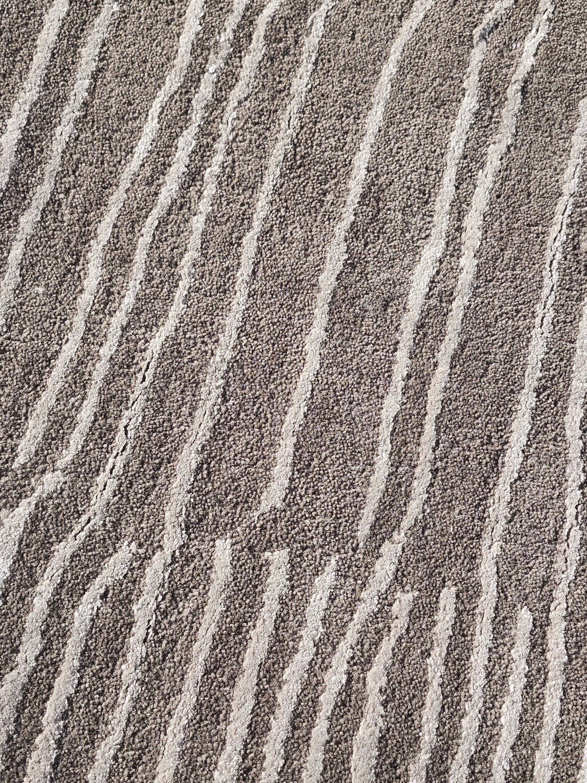 Wool Rug 3 X 5 Ft Annie Selke $325 Striae Brown Striped Modern 3×5 3′ X 5′