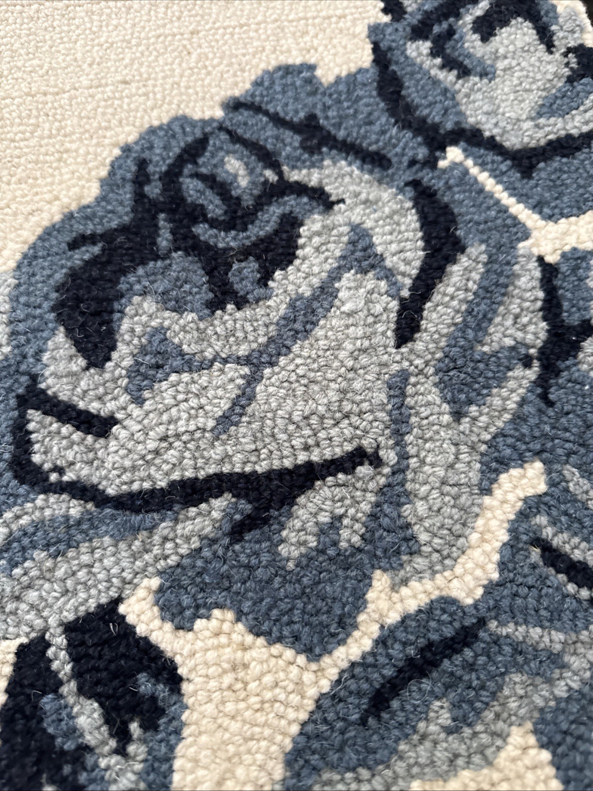 ralph lauren Wool Hand Tufted2.6 X4 Sawyer Carpet Free ship