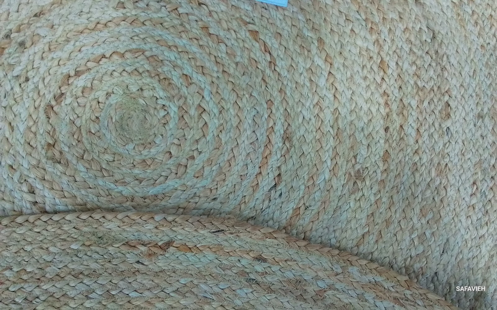 NATURAL 5′-0″ x 5′-0″ Broken Thread Rug, Reduced Price 1172768967 NF364A-5R
