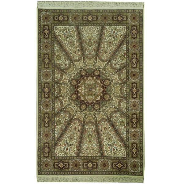 4×6′ Fine Quality Wool & Silk Handmade Rug Esfahaan DOM # PIX-17695