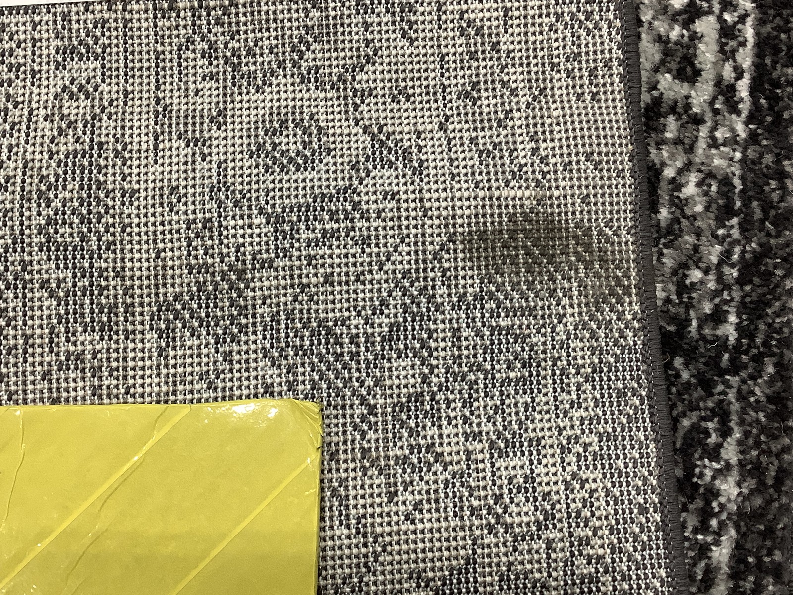 BLACK / GREY 5′-3″ x 7′-6″ Back Stain Rug, Reduced Price 1172683884 EVK256R-5
