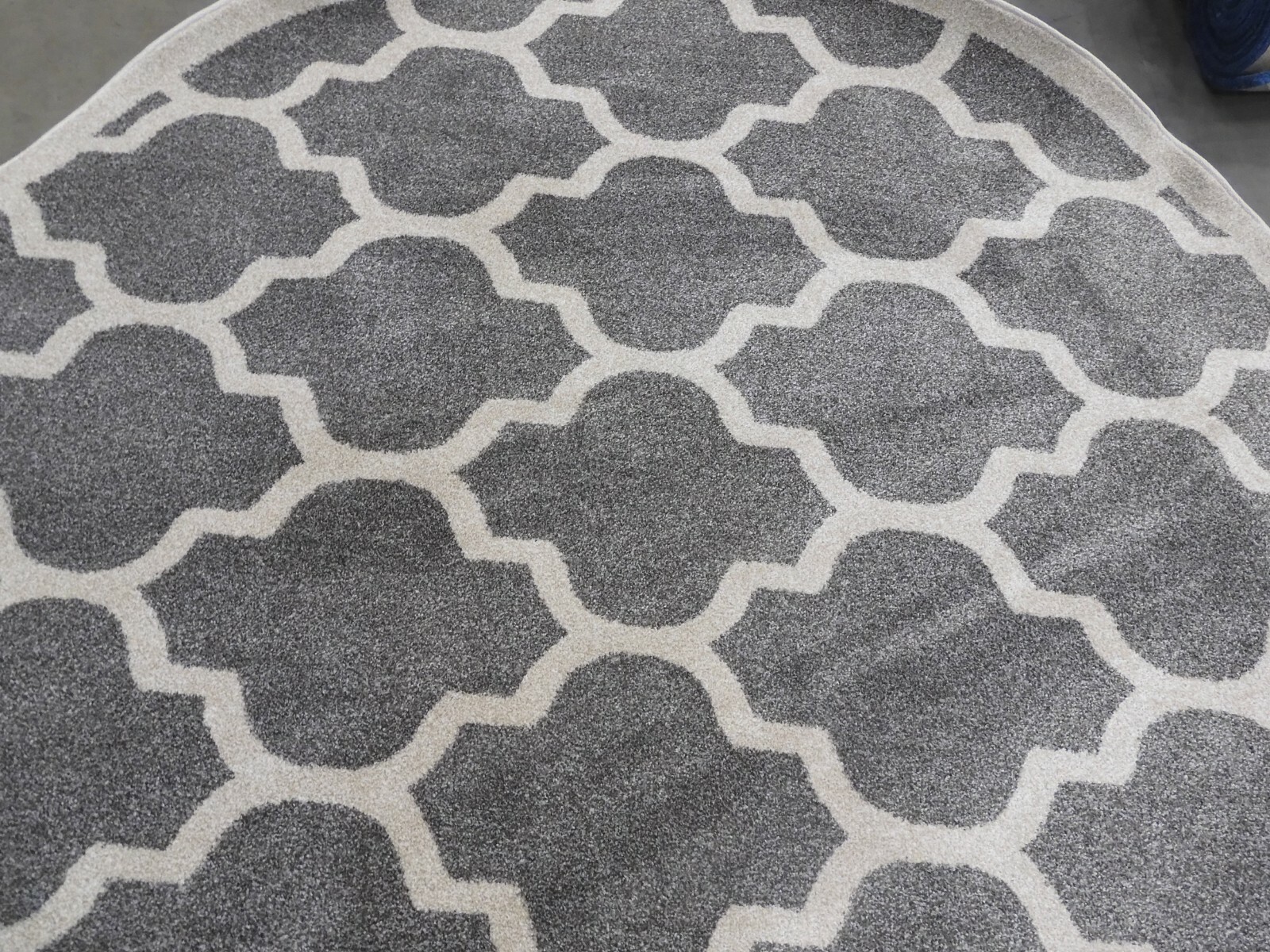 DARK GREY / BEIGE 7′ X 7′ Pulled Threads Rug Reduced Price 1172608029 AMT420R-7R