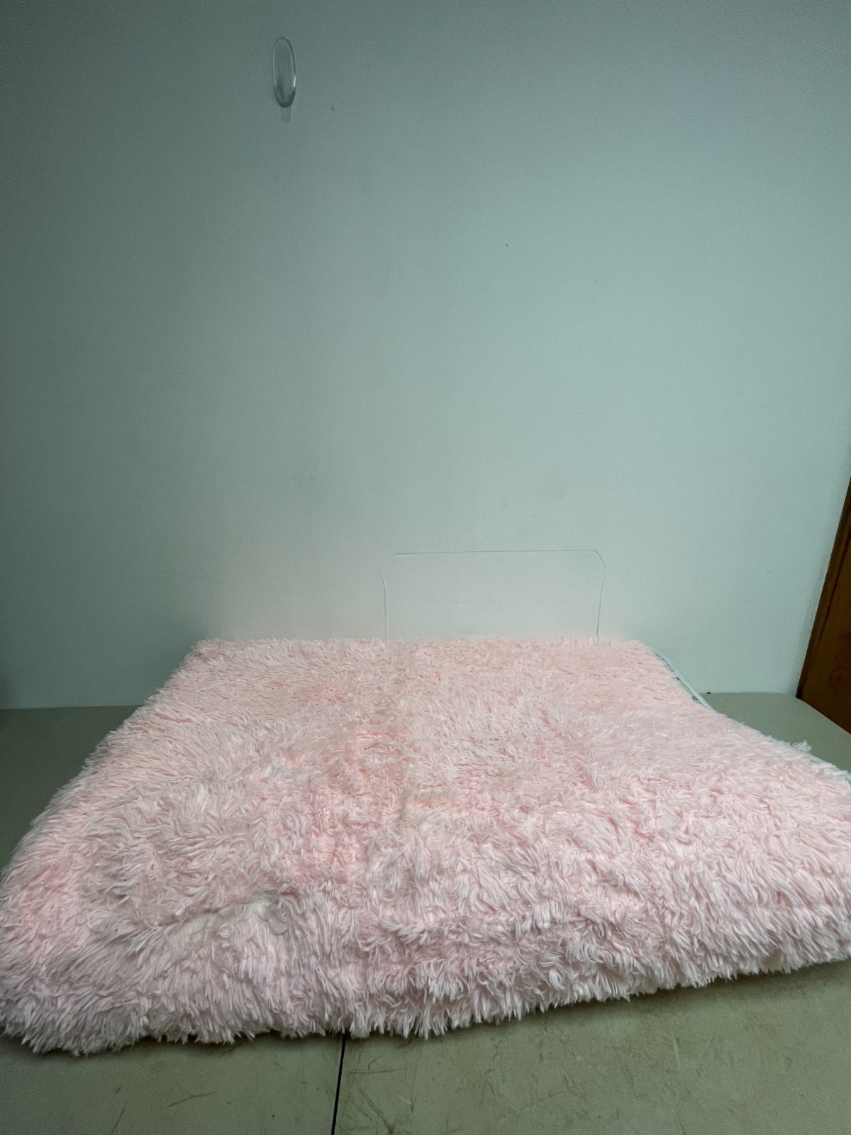 Joymor 5×8′ Pink Fluffy Shag Area Rug – Plush Faux Fur w/ Non‑Slip Dots