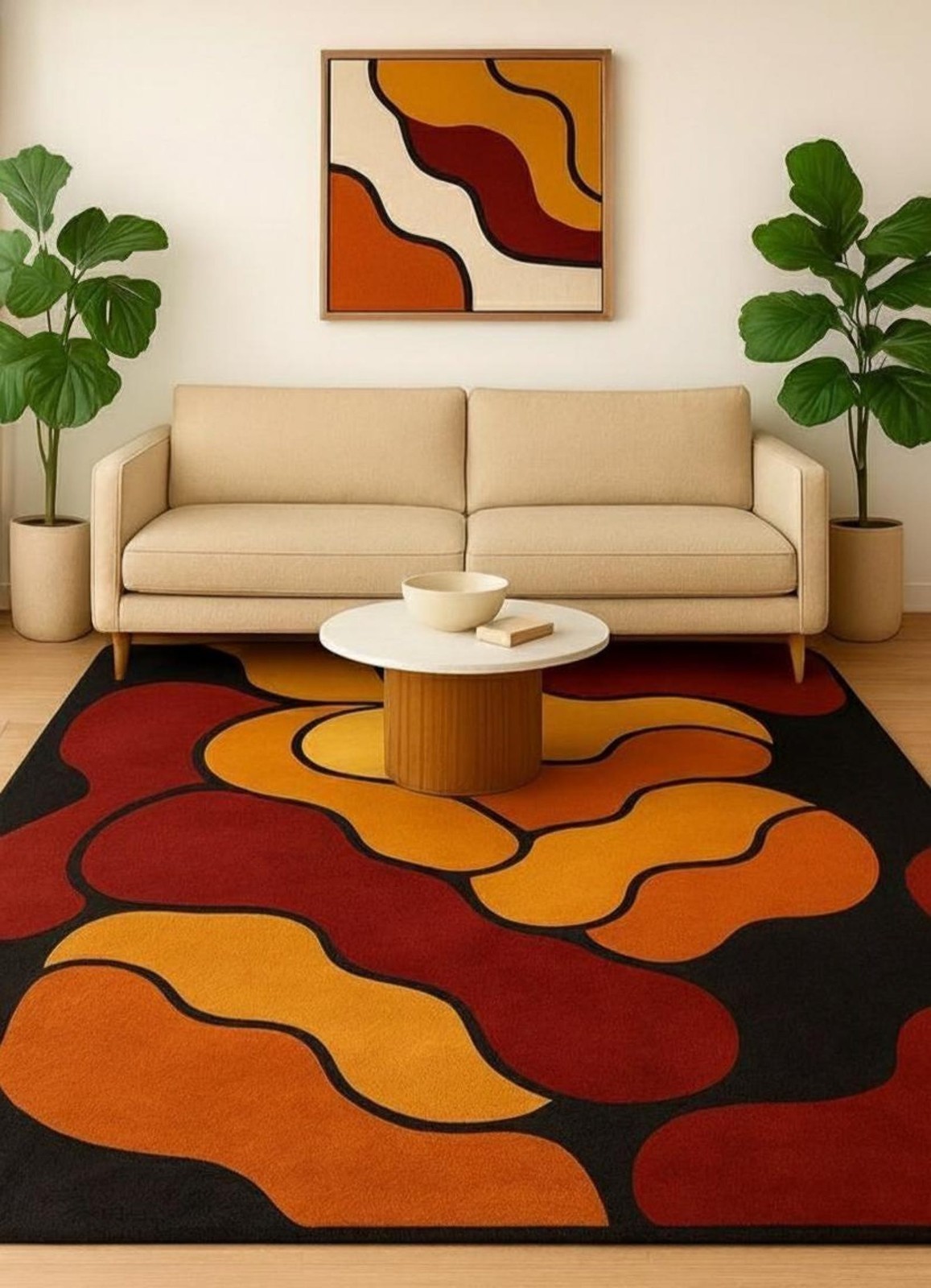 Designer Rug | Irregular Rug | Wool area Rugs | Living Room Rug | Tufted A267