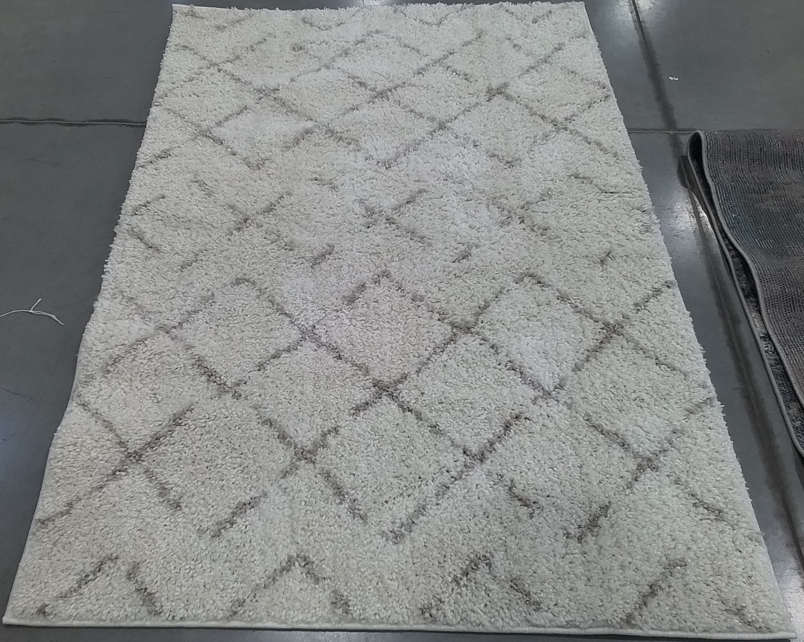 IVORY / BEIGE 4′-0″ x 6′-0″ Binding Stain Rug Reduced Price 1172801216 ASG743A-4