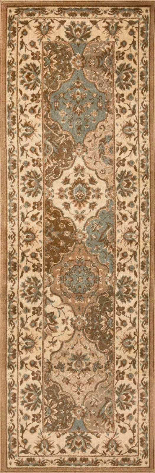 Palmyra Ornamental Floral Classic Indoor Area Rug Or Door Mat Or Runner Rug