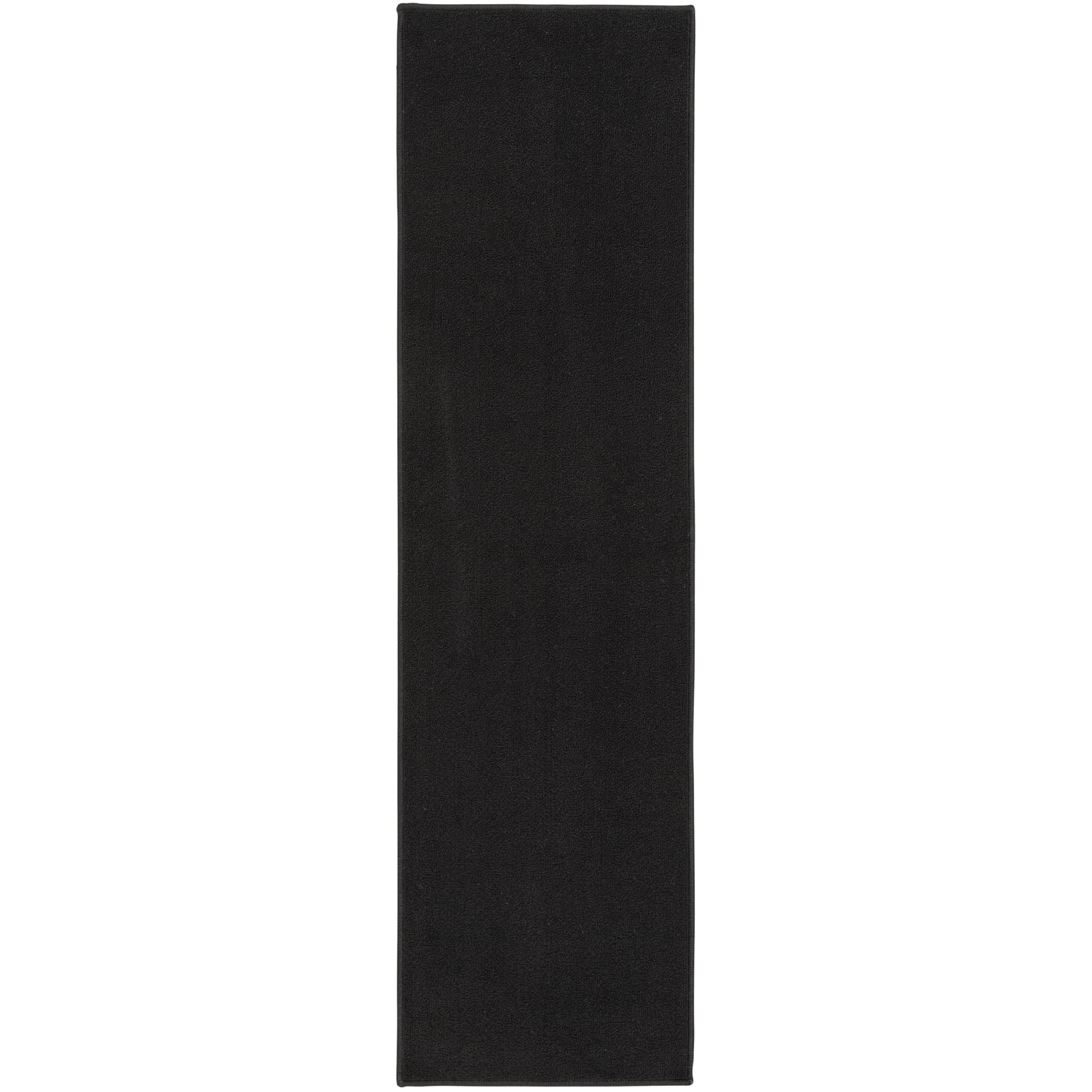 INDOOR BLACK AREA RUGS Low Pile Durable Multiple Sizes