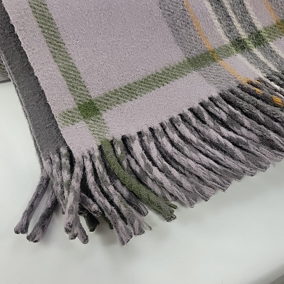 Kaiapoi Woollen Co Rug, Duke Of York Facsimile, Purple Tartan Rug 80″x59″