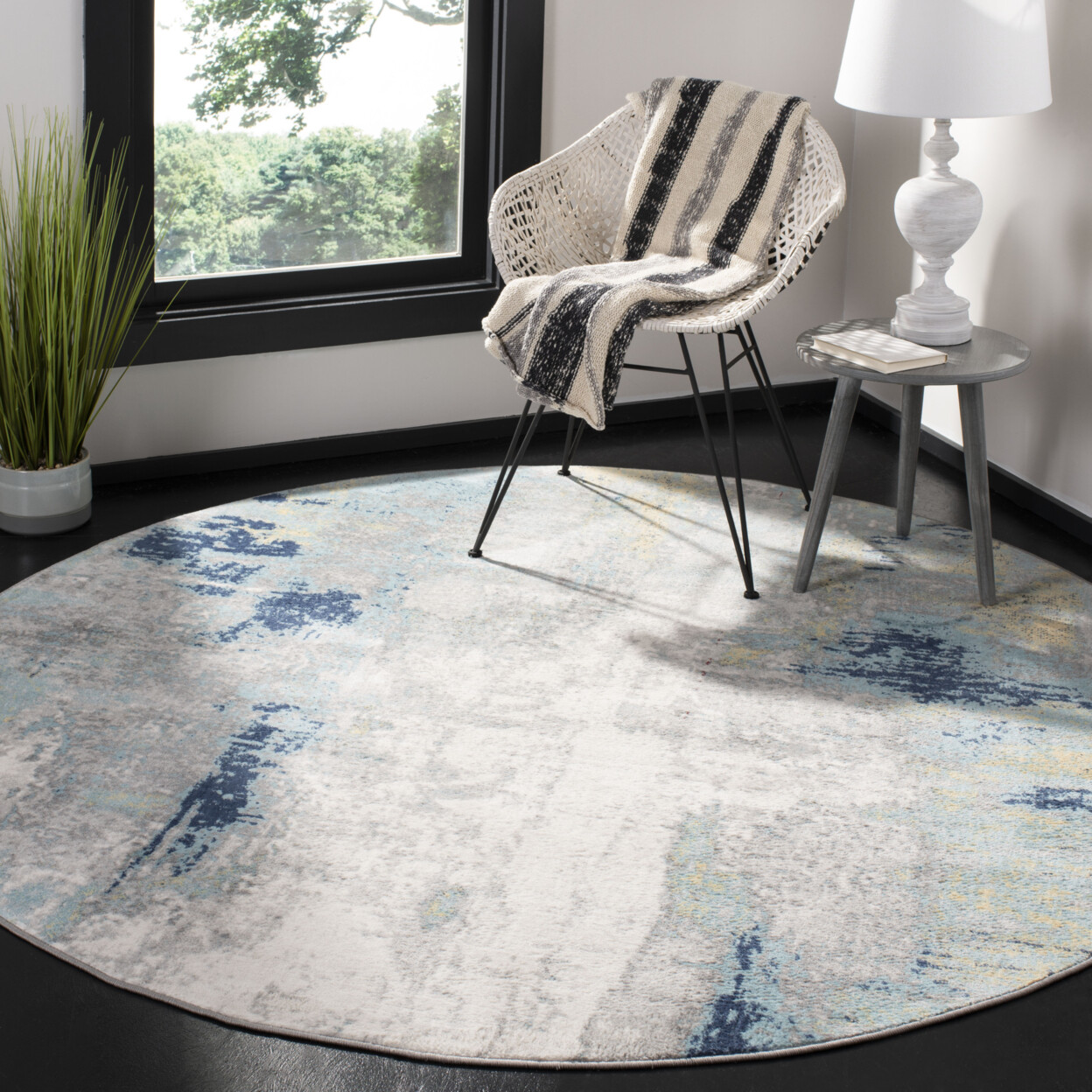 SAFAVIEH Jasper Collection JSP101A Grey / Gold Rug