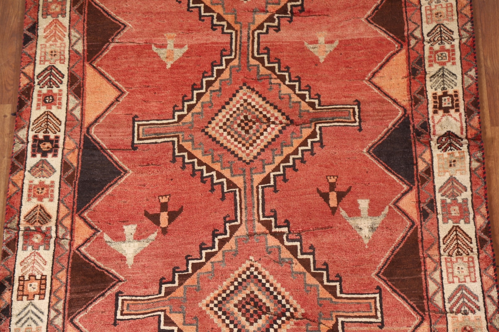 Tribal Geometric Traditional Vintage Area Rug 5×9 Handmade Wool Carpet