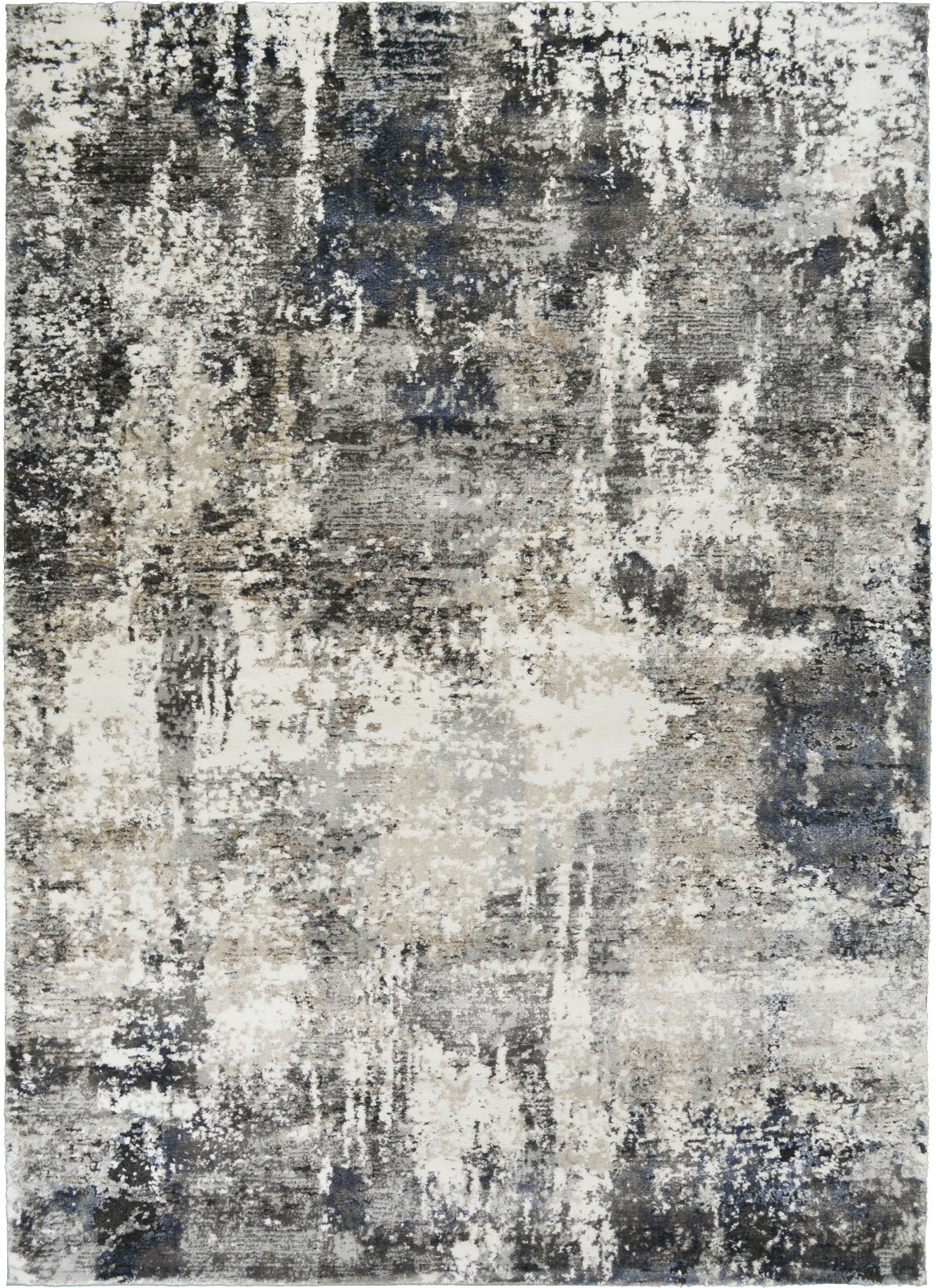 Infinity Blue Cream Modern Abstract Stylish Soft Comfy Area Rug *FREE SHIPPING*