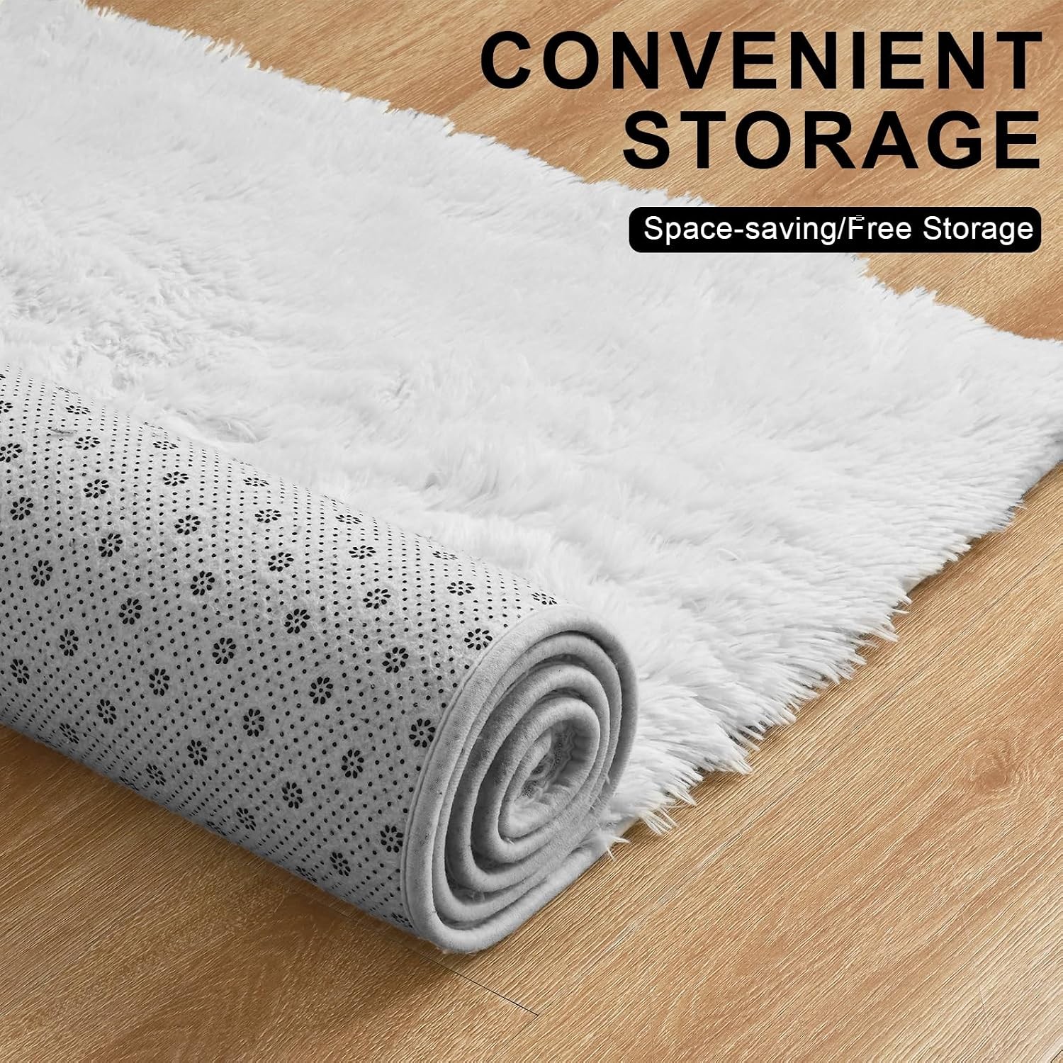 Soft Modern Indoor Large Shaggy Rug for Livingroom Bedroom Dorm Kids Room Home