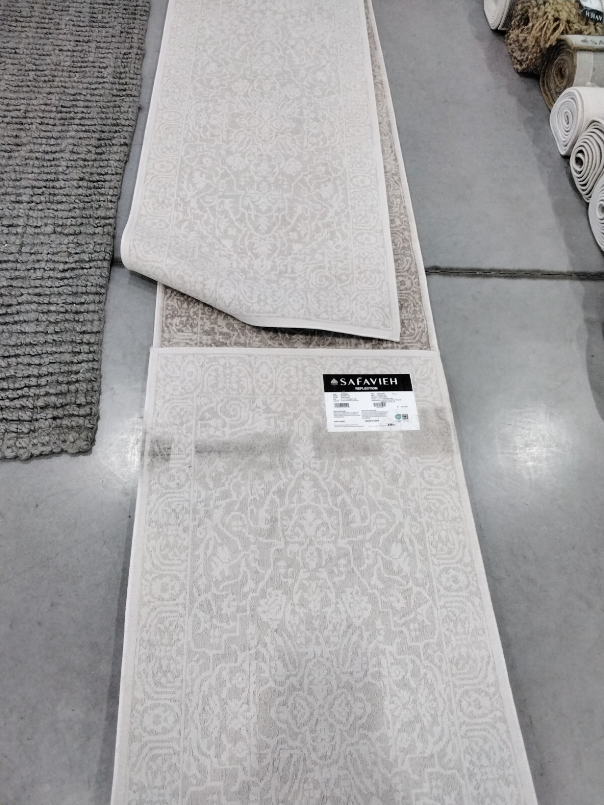 BEIGE / CREAM 2′-3″ x 22′-0″ Back Stain Rug Reduced Price 1172765095 RFT670A-222