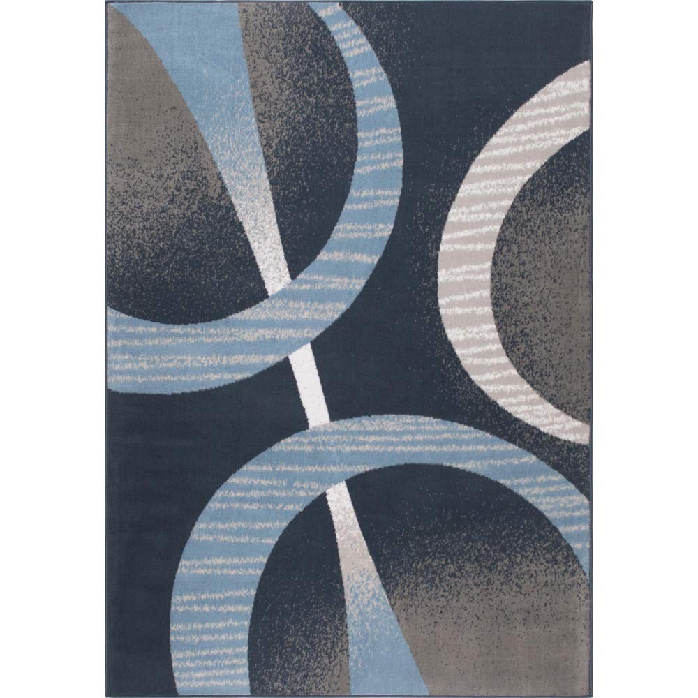 Home Dynamix Premium Indus Modern Area Rug Midnight Blue/Blue 52X74 Rectangle
