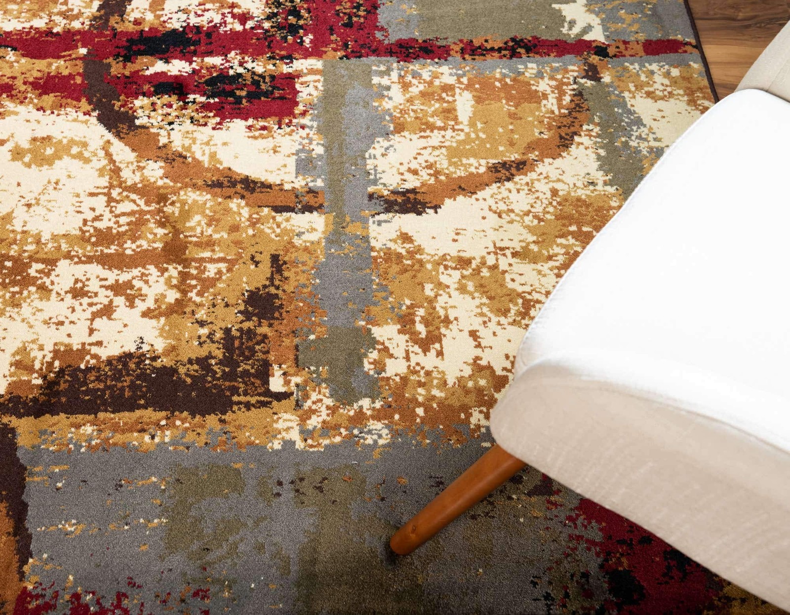 Unique Loom Barista Collection Area Rug – 8 X 11 2 Rectangle Multi/ Brown