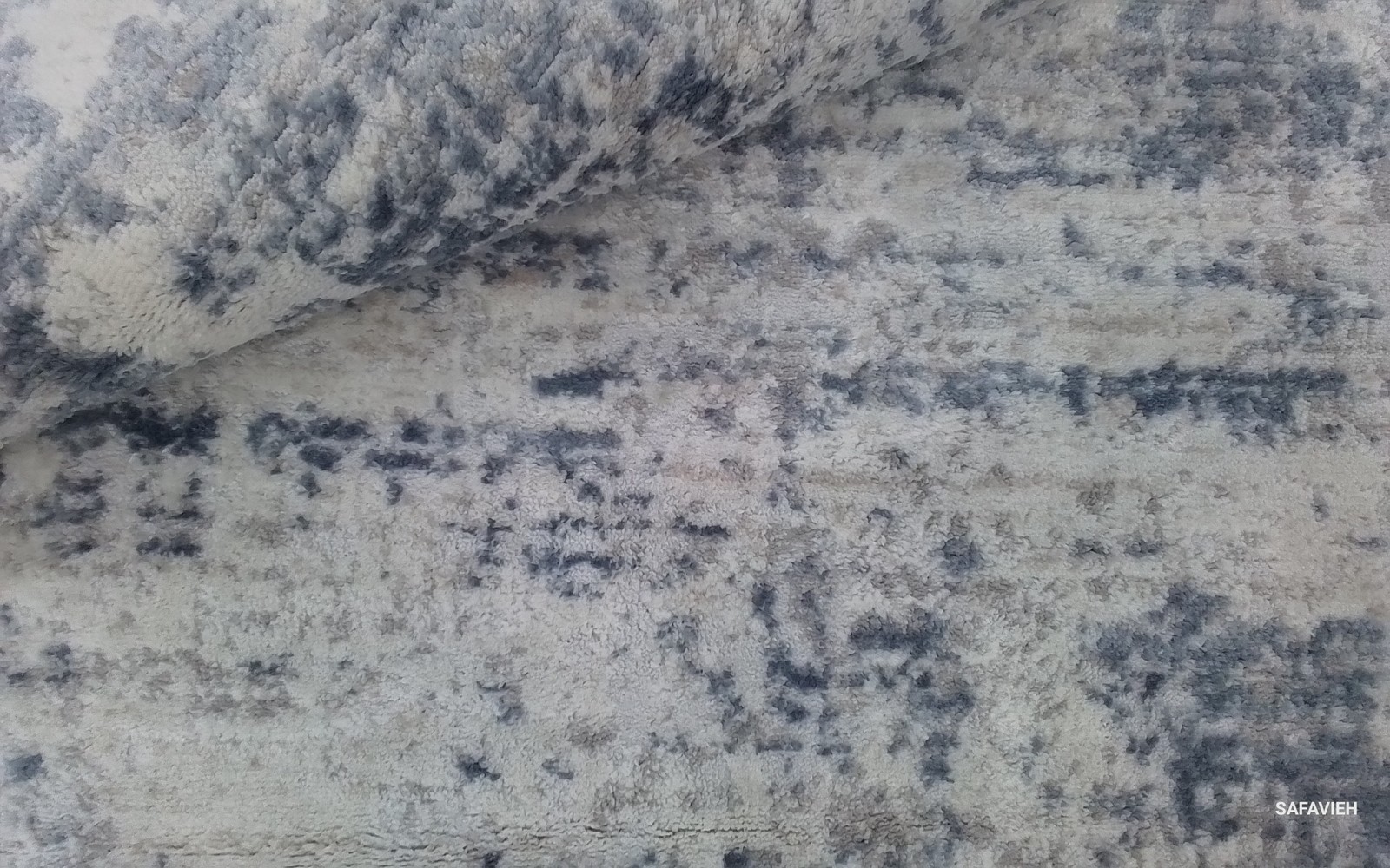 IVORY / BLUE 8′-0″ x 10′-0″ Back Stain Rug, Reduced Price 1172802816 ALA700A-8
